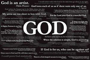 God Quotes - Poster