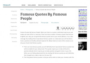 Famous quotes by famous people >> ddesigner R