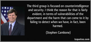 Counter-Intelligence quote #1