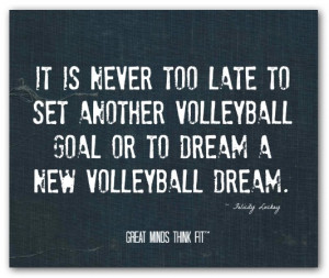 ... volleyball goal or to dream a new volleyball dream felicity luckey