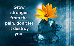 Grow stronger from...