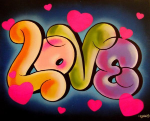 Bubble Graffiti Love