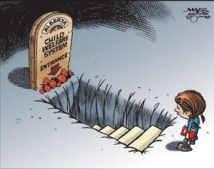 Alberta child welfare system grave