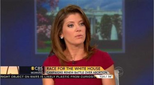 Norah O'Donnell Grills GOP Strategist; Takes Romney's Abortion Quote ...