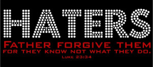 Cool Hated By Plenty haters Only Hate Haters Lovers I Love My Haters I ...