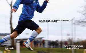 ... because the season's finished, doesn't mean you are. #soccer #iamready
