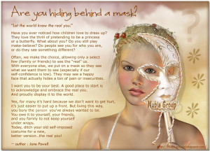 quotes about hiding behind a mask