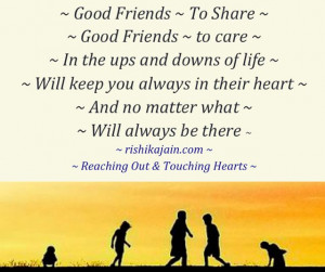 Friendship Quotes ~ Good Friends will always be there
