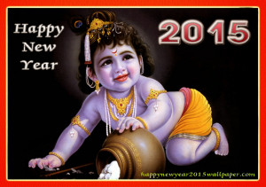 happy new year 2015 god krishna wallpaper happy new year 2015 god ...