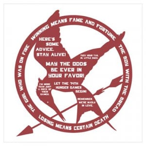 CafePress > Wall Art > Posters > Hunger Games Quotes Wall Art Poster