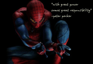 Spiderman Quotes Tumblr I love spider-man... quote