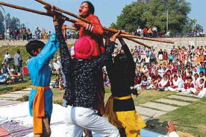 street performance on female foeticide