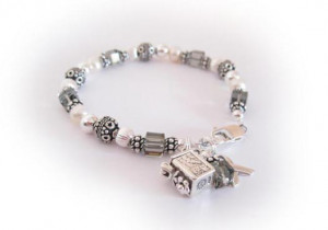 This is a Brain Cancer Survivor Bracelet (or Co-Survivor, Awareness or ...