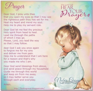 The Lord Will Hear Your Prayer