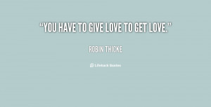 Love Quotes You Have to Give