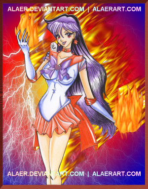Sailor Mars Fiery Lightning