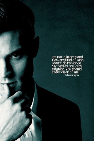 Fifty shades of grey quote // Christian Grey // Jaime Dornan