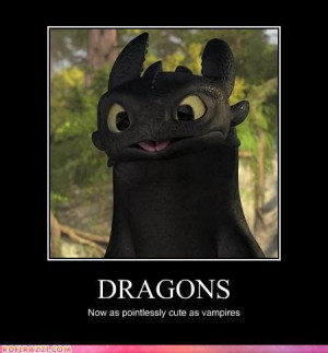 ... there is something else. Let's look at a wider picture of Toothless