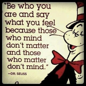 Be who u r