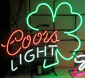 Coors Light Irish Shamrock
