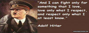 Hitler Quote Cover Comments