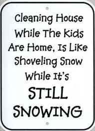 winter jokes-mother's wisdom-cleaning funny