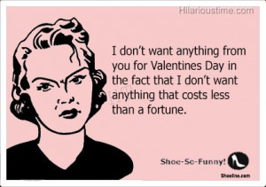 Valentines day quote with sad woman