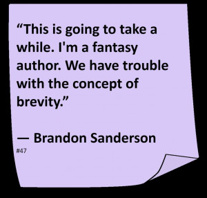 Brandon Sanderson ♥ ~ #Quote #Author #Hilarious