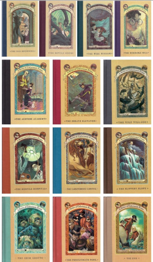 Series of Unfortunate Events books 1-13 by Lemony Snicket. 1. The ...