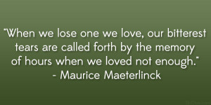 Maurice Maeterlinck...