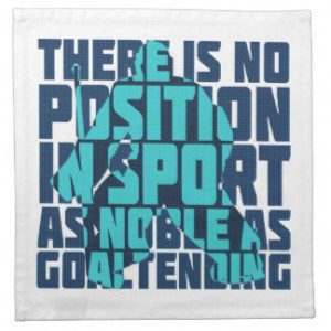 Ice Hockey Goalie Quotes