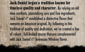 JACK DANIEL'S& EZ MARINADER, BARBECUE SAUCES AND STEAK SAUCES DO NOT ...