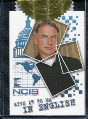 ... NCIS Character Quote Box Toppers #CT1 Leroy Jethro Gibbs /225