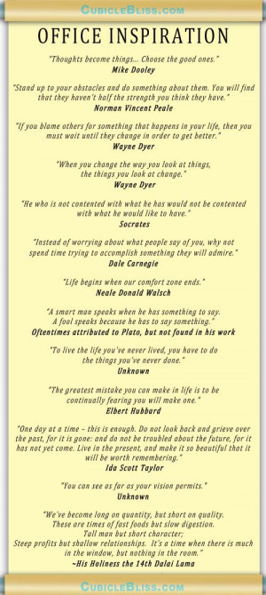 hope that these quotes add some inspiration to your working life or ...