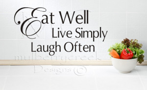 Italian Kitchen Wall Decals Quotes