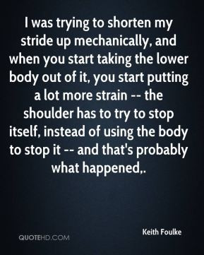 ... of using the body to stop it -- and that's probably what happened