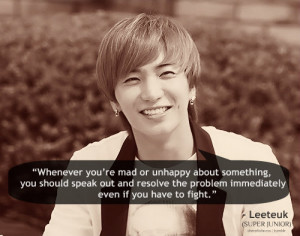 Leeteuk advised us:Credits to the tumblr-owner! :)Quote from: “http ...