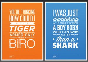 The Office Typography Quote Posters…