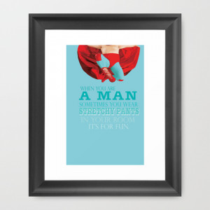 Nacho Libre, Jack Black, Funny stretchy pants quote poster Framed Art ...