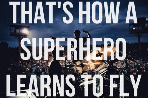 Super Heroes the Script Lyrics