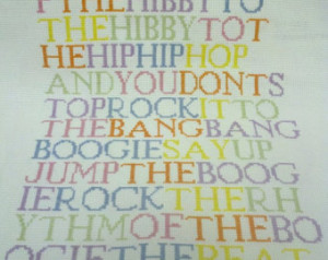 ... cross stitch,Gag gi ft,Humor,Sayings,Quotes,Wall Art,Hip Hop,Rap
