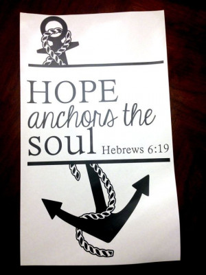 Anchor Quote Hope For The Soul