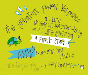 ... fresh start fresh start quotes green guy finley inspirational quote