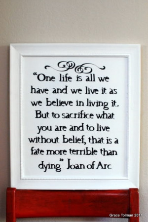 Joan of Arc quote