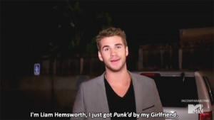 funny girlfriend cute miley cyrus kiss Liam Hemsworth Punk'd