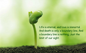 Life is eternal