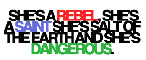 She’s A Rebel - Green DayRequest for thisishowwedisappear