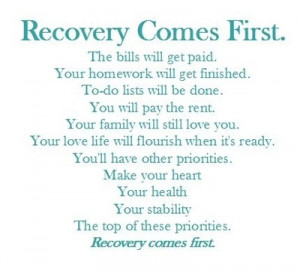 recovery- need to print this