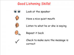 Good Listening Skills Good listening skills
