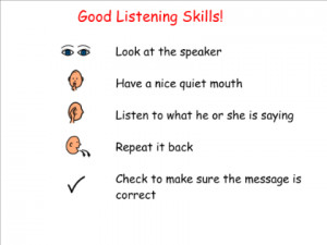 Good Listening Skills Good listening skills